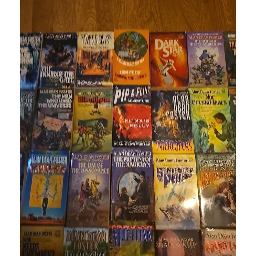 VTG Bulk Lot 44 Alan Dean Foster Thriller Horror Sci-Fi‎ Series Paperback Books